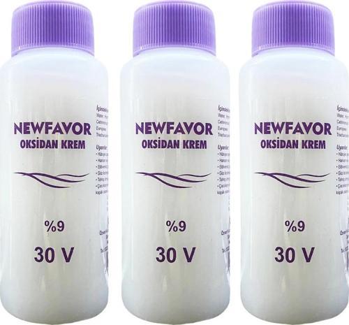 3 Adet Oksidan Krem Saç Boya Sıvısı 9'luk 30 volüme 60 ml
