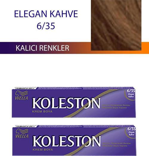 2 Adet Single Tüp Boya Saç Boyası Elegan Kahve 6/35