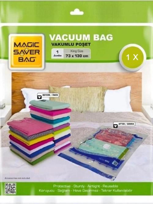 Jumbo Boy (73 Cm X 130 Cm) Vakumlu Poşet - Vakumlu Hurç - Vakumlu Torba
