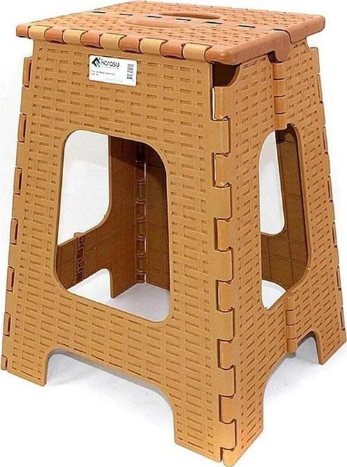 Katlanır Rattan Tabure Büyük