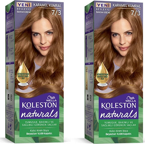 Naturals Saç Boyası Karamel Kumral 7/3 2x Paket