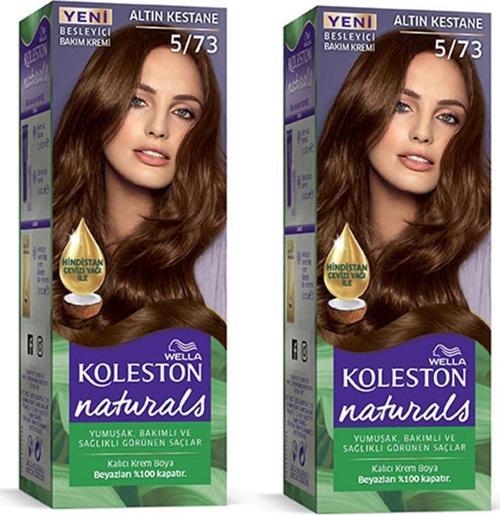 Naturals Saç Boyası Altın Kestane 5/73 2x Paket