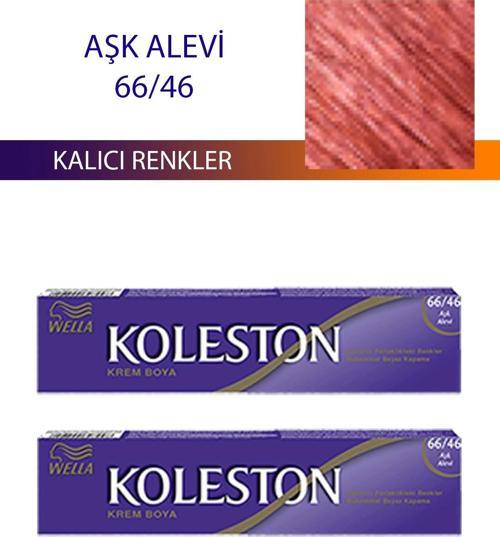 2 Adet Single Tüp Boya Saç Boyası Aşk Alevı 66/46