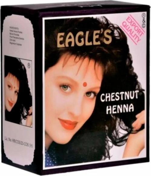 Eagle's Orijinal Hint Kınası Saç Boyası Kestane Rengi - Chestnut Henna