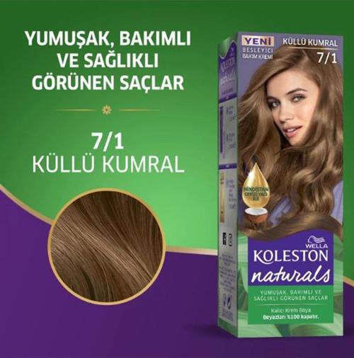 Naturals Saç Boyası Küllü Kumral 7/1