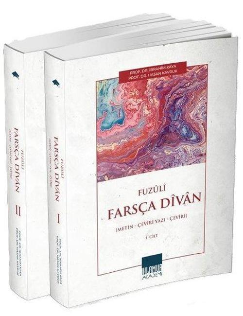 Fuzuli: Farsça Divan Seti - 2 Kitap Takım