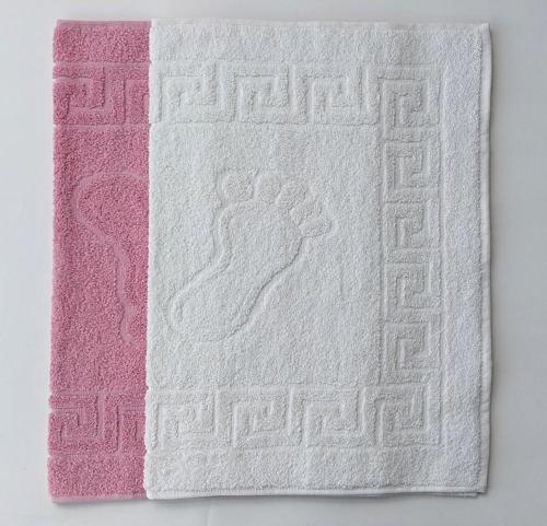 Ayak İzli Havlu Paspas 2 Parça Set ( 50X70 Cm )