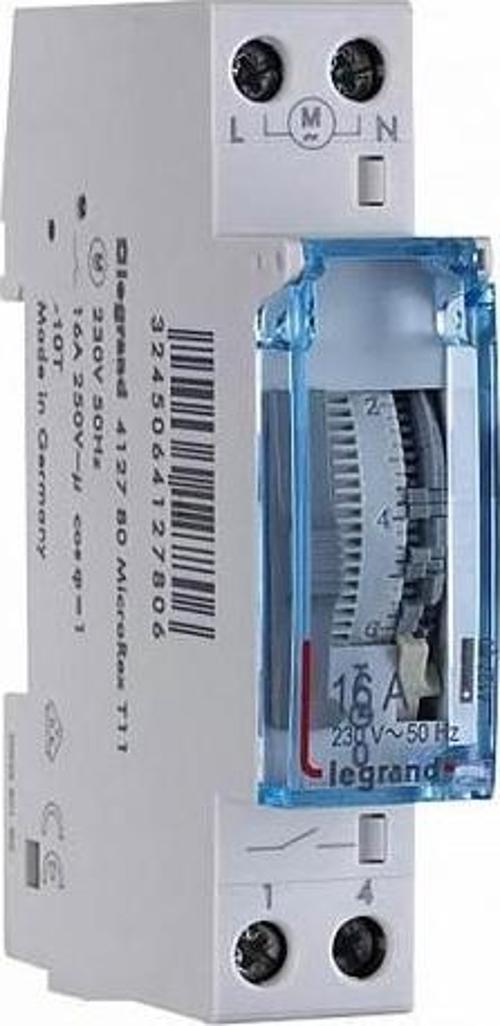 Di̇key Analog Kadranli Günlük Zaman Saati̇ 100 Saat Rezervli̇ 16A 250V LR 412790