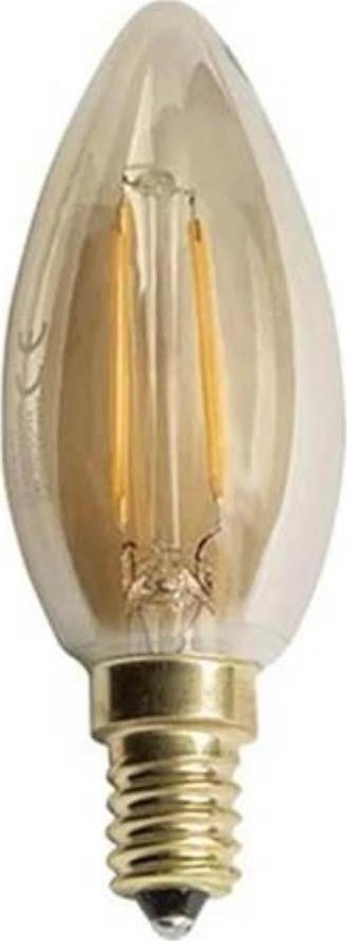 4W Rusti̇k Led Buji Ampul (E-14) (Amber) CAT CT-4280