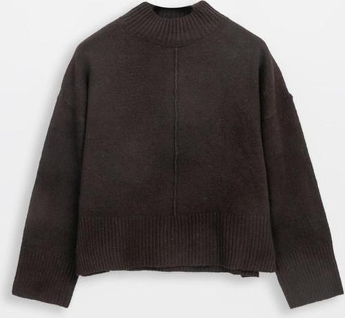 Onlwhitney Yün Karışım Regular Fit Bayan Kazak 15353184 KOYU KAHVE