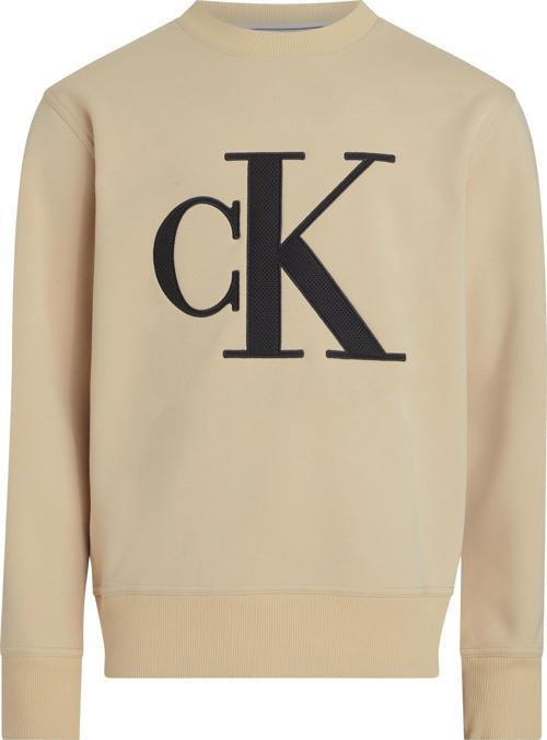 PERFORATED MONOLOGO CREW NECK