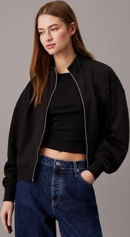 SATIN APPLIQUE ZIP-THROUGH