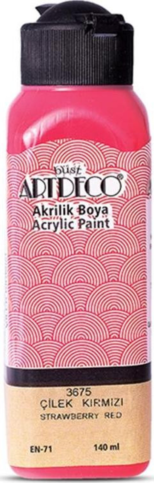 Akrilik Boya 140Ml Çilek Kırmızı 3675