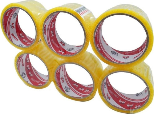 Koli Bantı Aslan 45X40 Mt. Şeffaf 6 Lı (1 Paket 6 Adet)