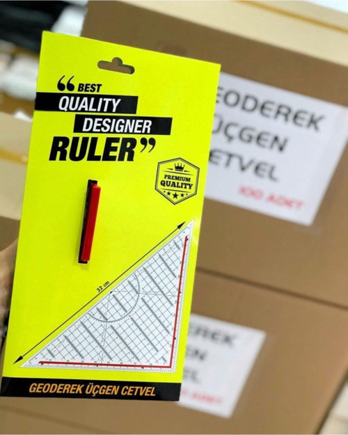 Üçgen Cetvel Brate Geoderek