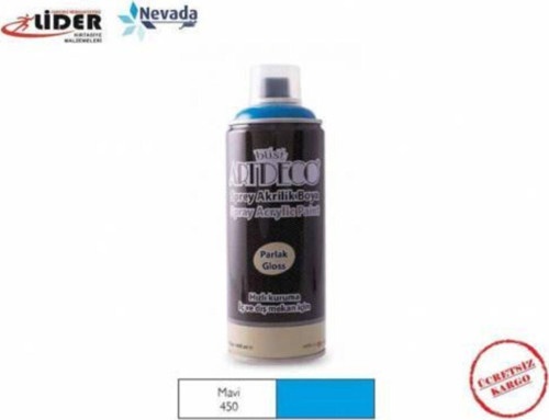 Akrilik Sprey Boya 400 Ml Mavi Y-400-450