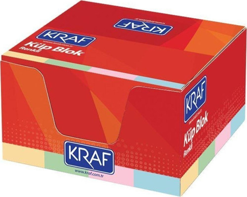 Renkli Küp Blok 8X8 Cm