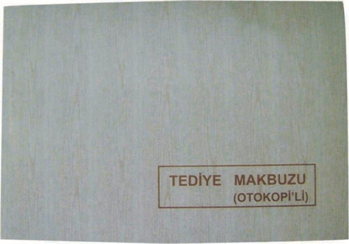 Tediye Makbuzu 2 Nüsha Otokopili