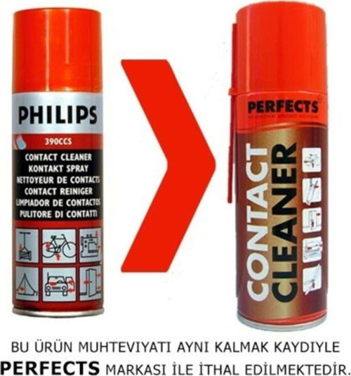 Kontak Temizleyici Yağlı Sprey Kırmızı Kapak 200Ml