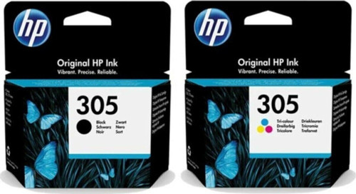 305 Renkli 3Ym60Ae Ve 305 Siyah 3Ym61Ae Kartuş Seti - 2 Set-Wt-Orj
