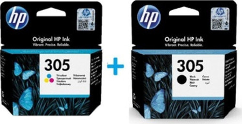 3Ym60Ae + 3Ym61Ae 305 Siyah + Renkli Kartuş Seti - 6 Lı Set-Wt-Orj