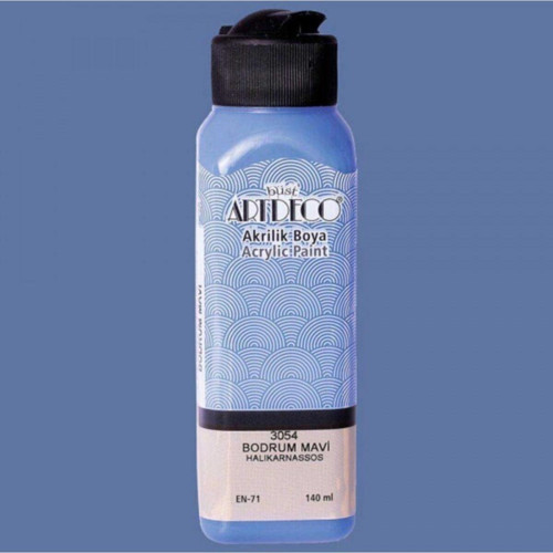 Akrilik Boya : 140 Ml : Bodrum Mavi 3054