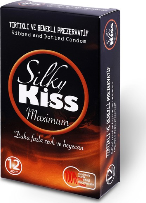 Silky Kiss Maximum Tırtıklı Ve Benekli Prezervatif