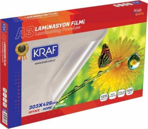 Lamınasyon Fılmı Parlak A3 100Mıc 100Lu 2131