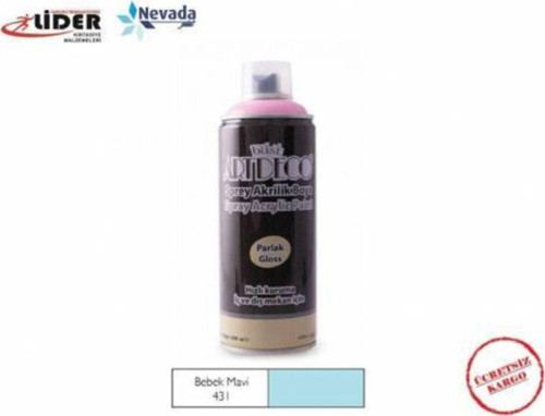 Akrilik Sprey Boya 400 Ml Bebek Mavi Y-400-431