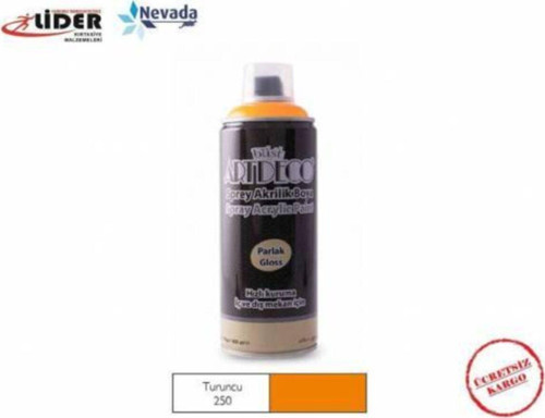 Akrilik Sprey Boya 400 Ml Turuncu Y-400-250