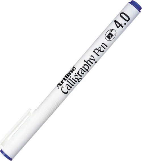 Kaligrafi Kalemi Düz Kesik Uç 4.0 Mm Mavi Ek-244