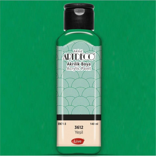 Akrilik Boya 140Ml 3612 Yeşil