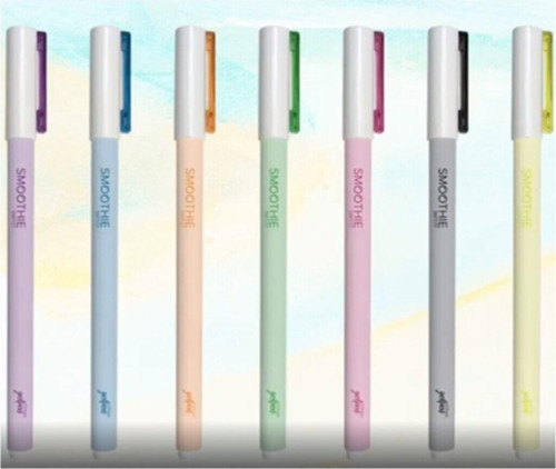 Smoothie Roller Jel Kalem Pastel Renkler 7'Li Set