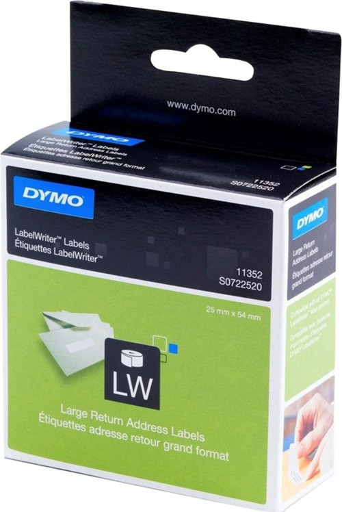 Lw Iade Adres Etiketi, 500 Etiket/Paket,25 X 54Mm (11352 ) 2 Adet