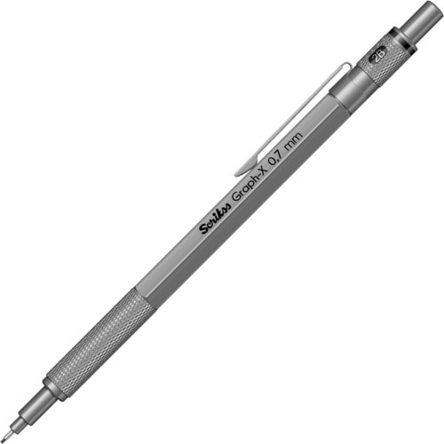Graph-X Metal 0.7Mm Versatil Kalem Kurşun Gri