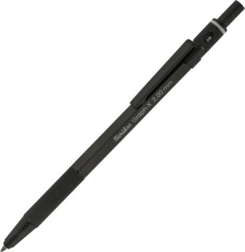 Scrıkss Graph X Versatil Mekanik Kurşun Kalem 2Mm Uç - Mat Siyah