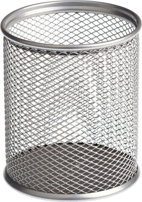 Metal Perfore Kalemlik Silver