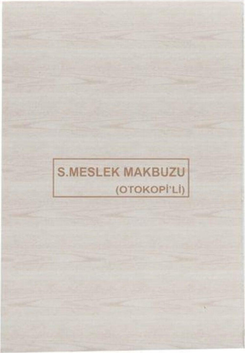 Serbest Meslek Makbuzu 3 Nüshalı X5 Adet