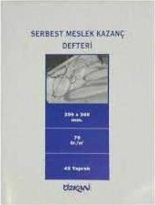 Serbest Meslek Kazanç Defteri 48 Yaprak Numaralı