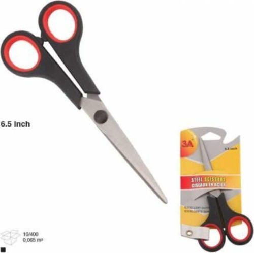 Kağıt Makası Orta Boy 6,5'', 16,50 Cm - 2 Adet