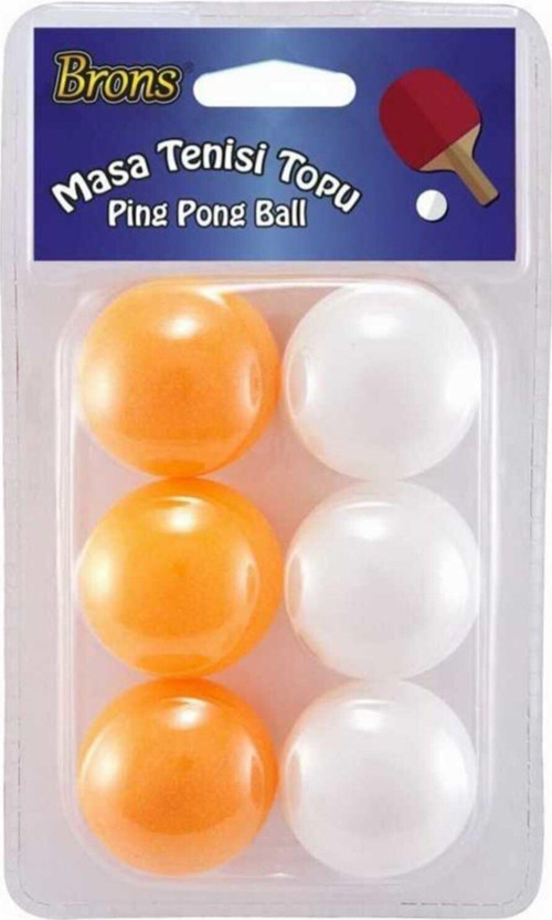 Pinpon Topu 6 Lı Paket (Br-150) Pingpong