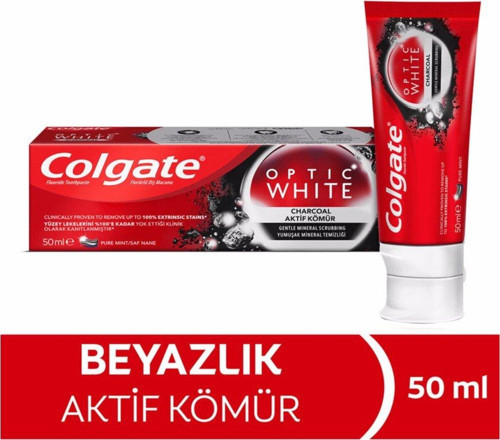 Optıc Whıte Charcoal Aktif Kömür Diş Macunu 50 Ml