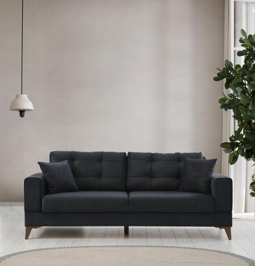 Elina 3'Lü Koltuk - Ceviz Ayak Pixel650