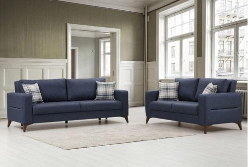 Kristal 3+2 Koltuk Takımı Lacivert