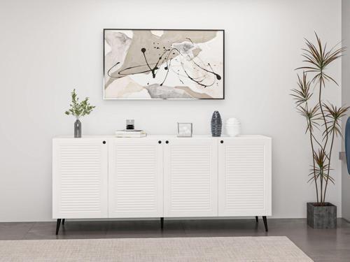 Kale Konsol Pandora Beyaz/Beyaz