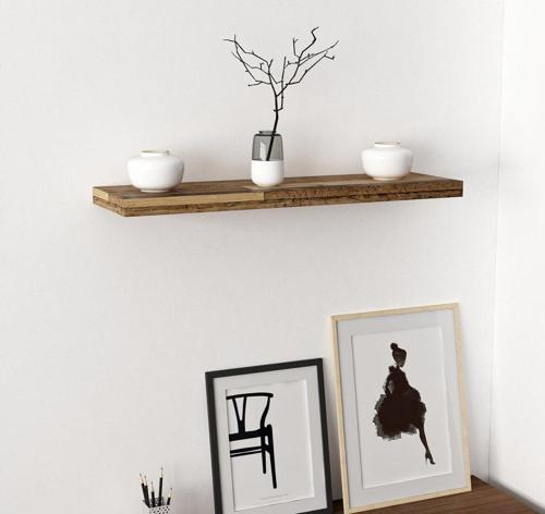 Gizli Tutuculu Duvar Rafı 80 cm - Old Style