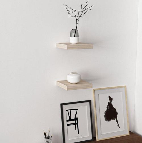 Gizli Tutuculu 2'li Duvar Rafı 23 cm - Sonomo