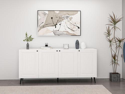 Kale Konsol İlkbahar Beyaz/Beyaz