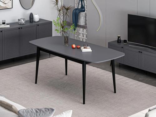 Kale Pandora Açılır Yemek Masası Antrasit/Siyah