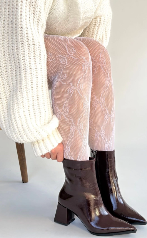 Mosy Bordo Rugan Topuklu Bot